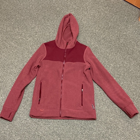Grundéns Bering Fleece Full Zip Hoodie in Wild Ginger - Picture 1 of 4
